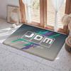 Sport Car HKS JDM Floor Mat Eco  Flannel Doormat Non Slip Odorless Indoor Floor Rug Soft Short Plush Home Mat