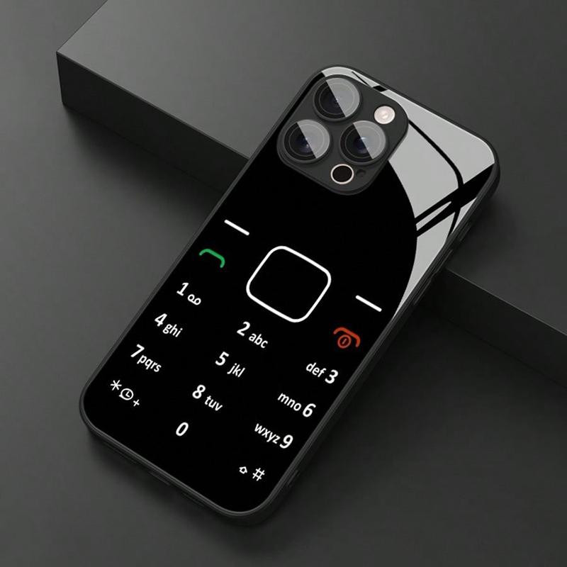 Funny Keyboard Pattern Tempered Glass Material Black Phone Case For Samsung Galaxy S25 S24 S23 Ultra Plus FE Cover