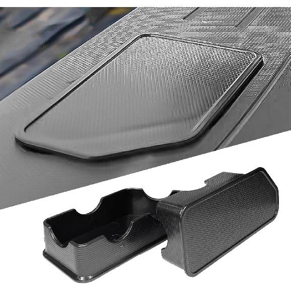 2PCS Bed Rail Stake Pocket Covers, Truck Bed Rail Hole Plugs Caps Compatible with Chevy Silverado 1500 2019-2026 & Silverado Sierra 2500 3500HD