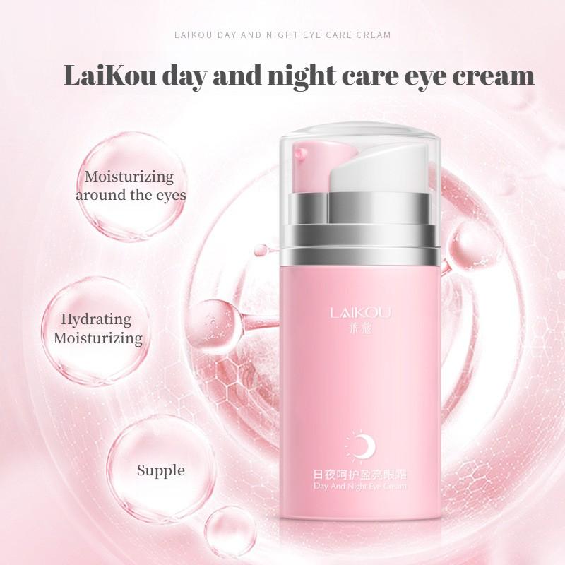 Laikou Elastic Anti-Dark Circles Repair Firming Day and Night Anti-Wrinkle Rose Eye Cream