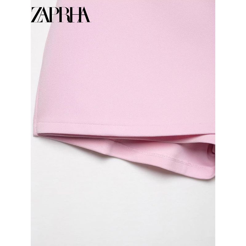 Zaprha 2025 New Arrival Fashion Tape Bowknot Decoration Contrast Color High Waist Temperament Culottes Women's Small 3644159