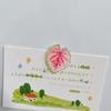 Plants Leaves Fridge Magnet Pink Princess Plant Refrigerator Sticker Acrylic Simulation Leaf Magnet Sticker Home Kitchen Decor