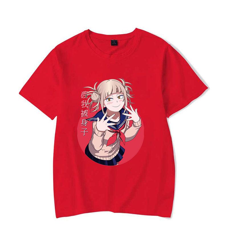 

New Hot Himiko Toga Print T-shirts Women Summer Casual T-shirts O Neck Short-sleeved Anime T-shirts Fashion Shirts Tee S