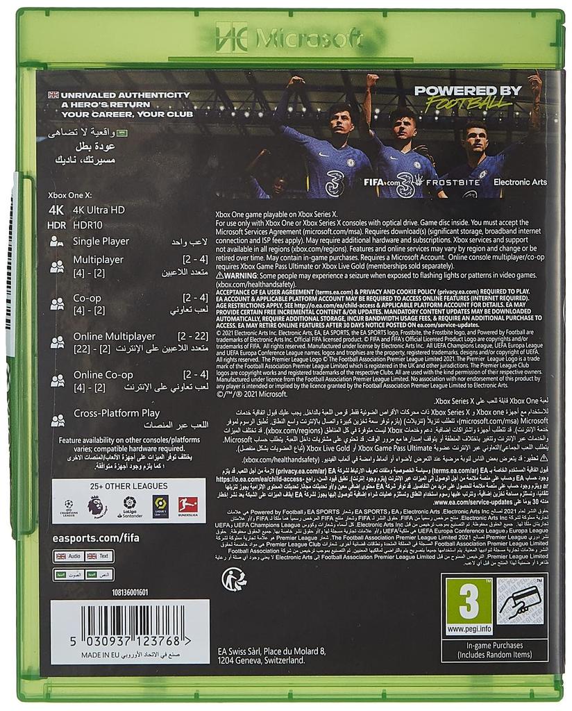 FIFA 22 North Xbox One (Import America) -