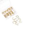 100Pcs 1 Box Sharp 10 Sizes Carbon Steel Fish Bait Durable Head Fishing Hooks Fishook