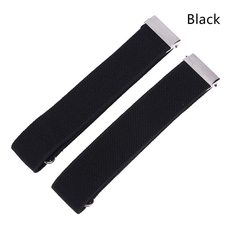1 Pair Anti-Slip Cuff Holder Armband Men Women Business Elastic Adjustable Shirt Sleeve Garter Strap Arm Band Sleeve Bracelet
