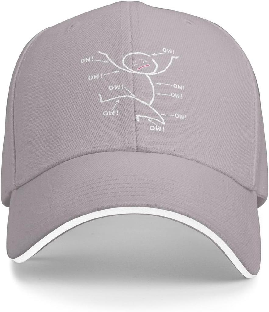 Figure Meme Baseball Cap Polyester Adjustable Outdoor Summer Hat
