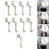 Stocking Hook for Bookshelf, Christmas Decoration Accessory
