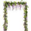 190CM Artificial Wisteria Flowers for Home Room Decor Wedding Marriage Decoration Fake Flowers Bride DIY Craft Wreath Ornaments