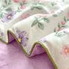 Summer Quilt Floral Style Duvets Single/Queen Size Comforter Thin Duvets Skin-Friendly Bedspread Edredones (No Pillowcase)