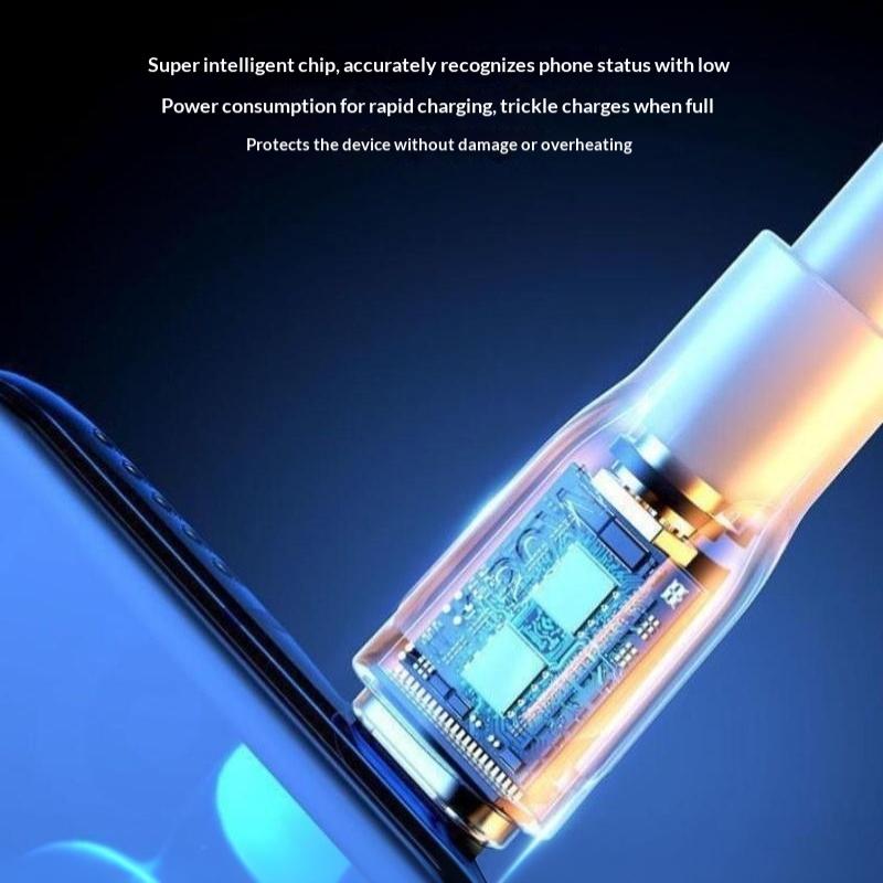 300W Type C / Micro Usb Super Fast Charging Data Cable Usb C Data Line Fast Charger For Most Mobile Phones Universal
