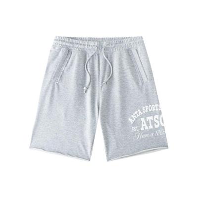 Lifestyle Series Printed Letter Mid-Rise Drawstring Loose Casual Shorts Men Shorts Gray Flower-Gray 152428302-2