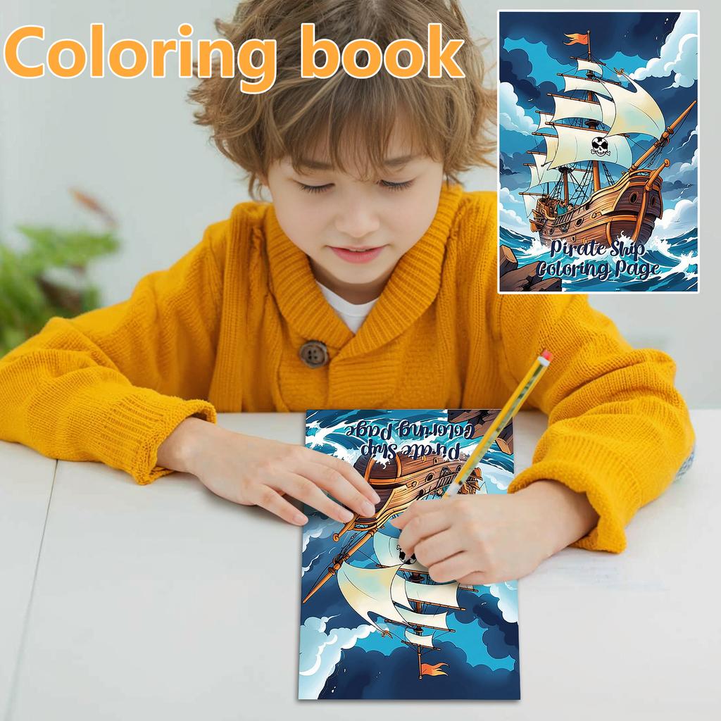 Spooky Cartoon Coloring Book For Teens, Fun And Relaxing Creative Activity Paperback