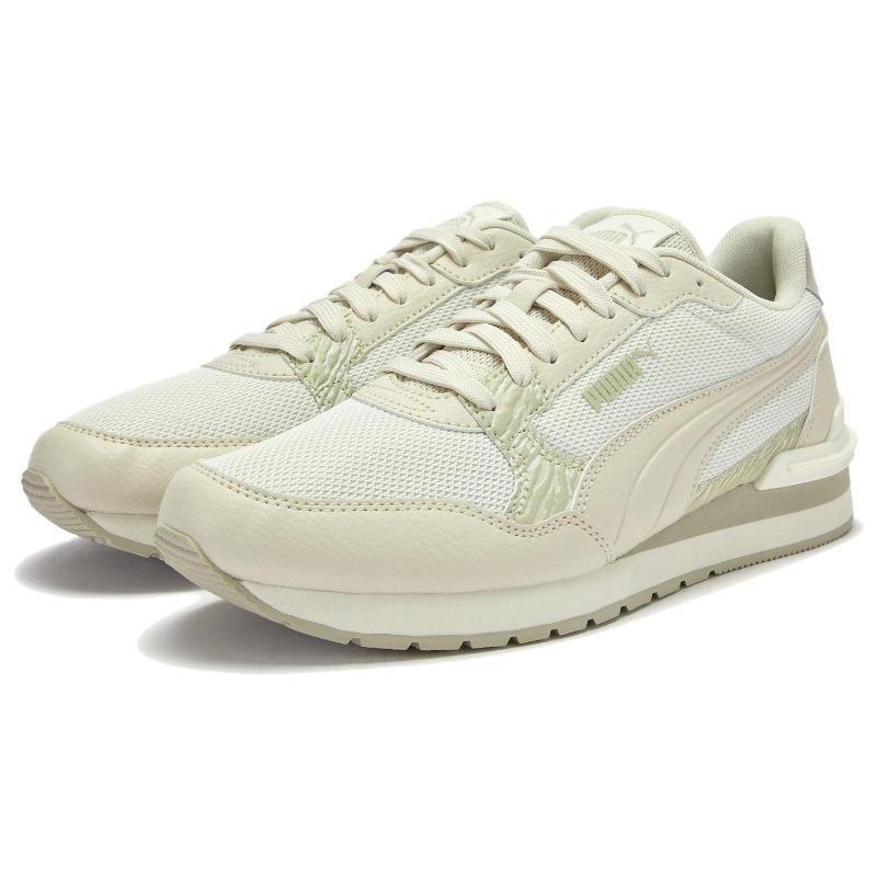 PUMA Women's Off White ST Runner v4 NL ANIMAL FEVER Low Top Casual Shoes 399669-01
