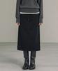 Siyajyu Sist9044 Relaxed Elastic Skirt_Black