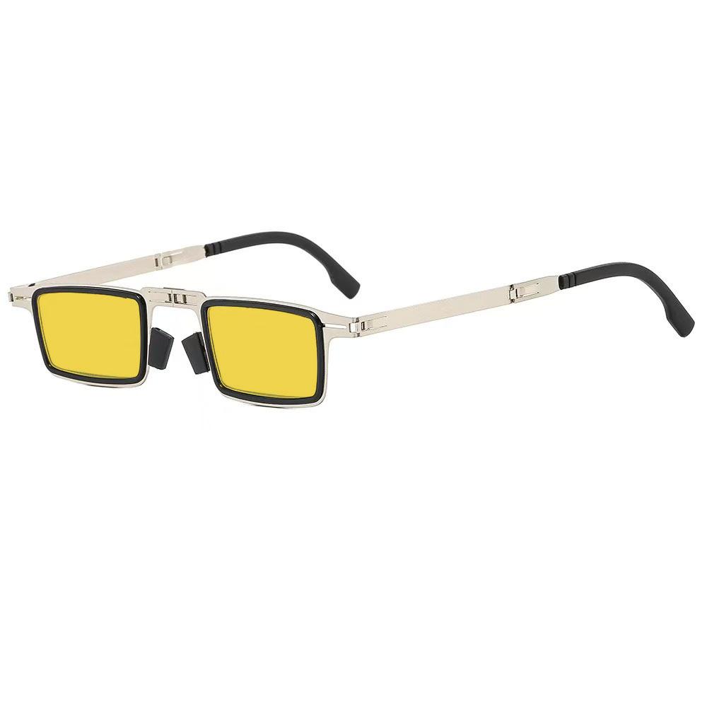 Fashion Portable Folding Presbyopia Eyewear Vintage Trendy Night Vision Reading Glasses Round and Square Metal Frame Eyeglasses
