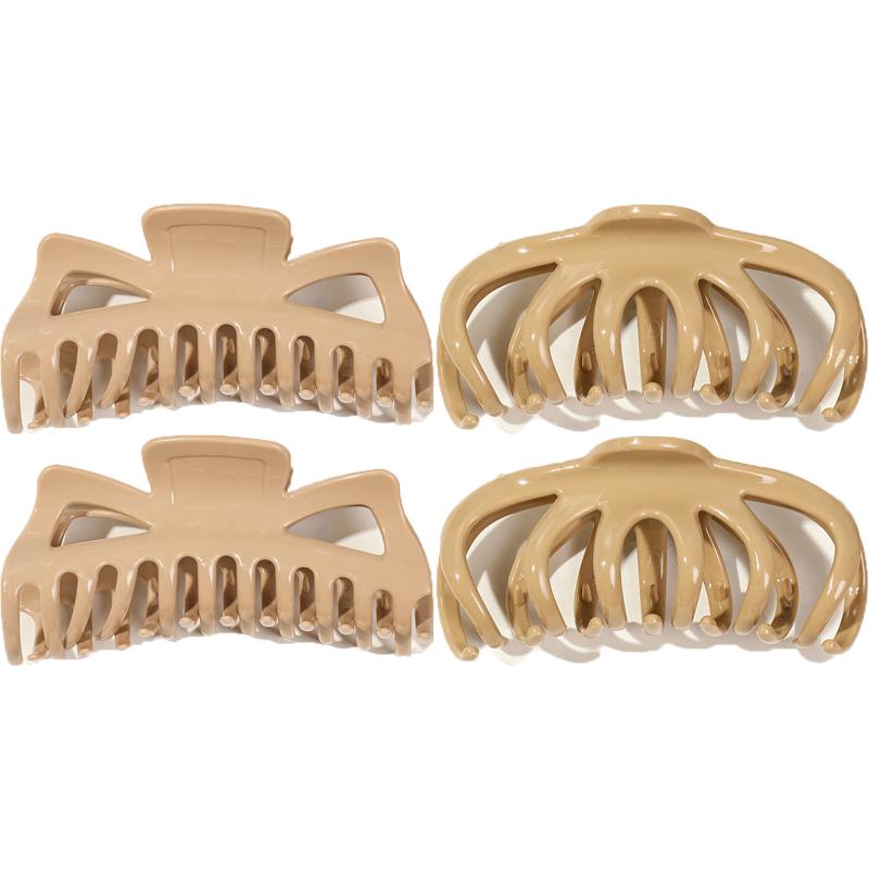 Korean Style Acrylic Solid Color Hair Clip Women's High-end Fashion Shark Clip Hair Accessories
