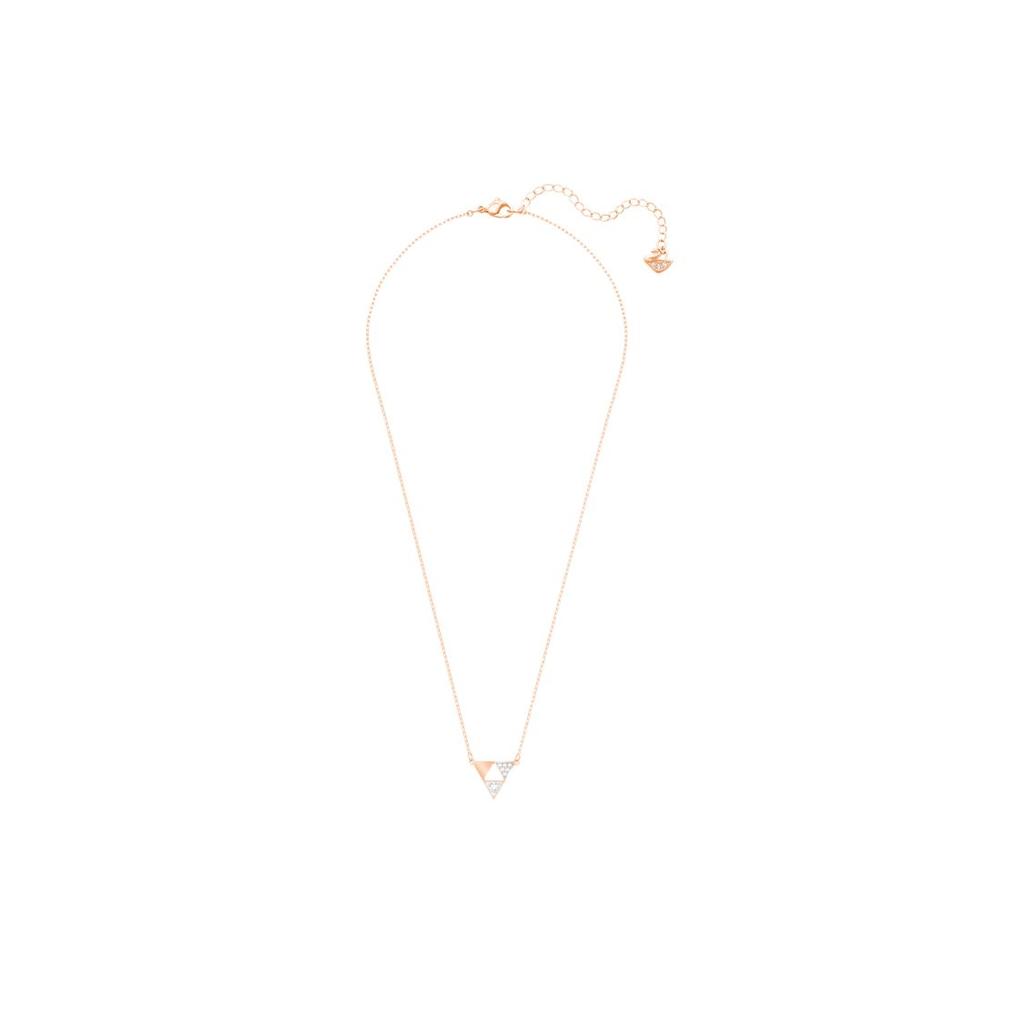 Swarovski Heroism Series Triangle Splicing Rose Gold Necklace Women Necklace 5528935