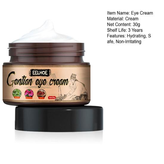 Cream Efficient Fast Absorption Non-irritating Smooth Natural Lighten Dark Circles Wide Application Gentian