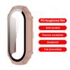 PC Tempered Glass Screen Protector Shockproof Anti-fall Bumper Shell Case for Xiaomi Mi Band 8 Smart Band Accessories