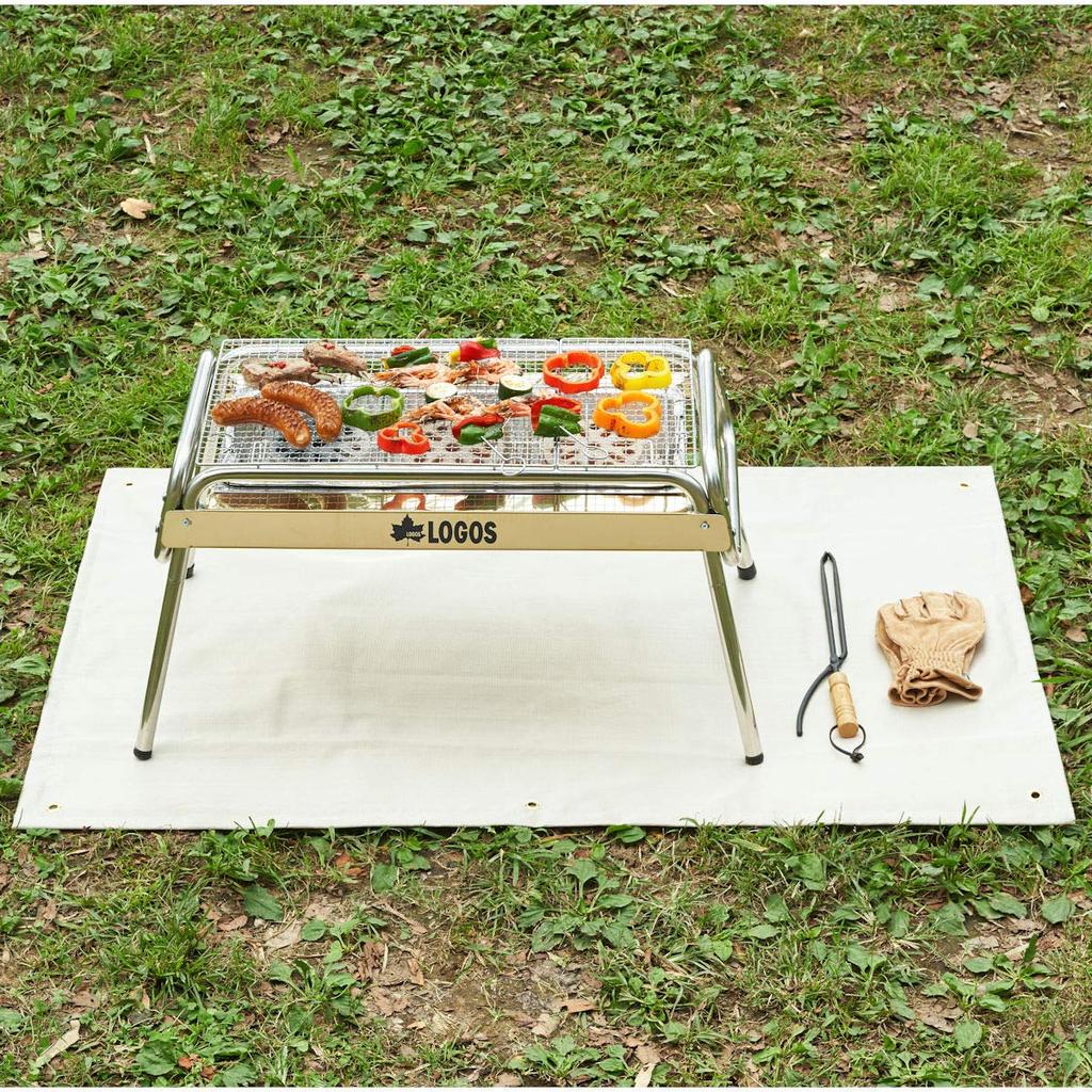 LOGOS Fire Pit with Fire-Resistant and Insulated Sheet (80 x 130 cm) 81064034