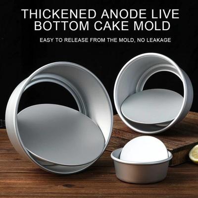 New Aluminum Alloy Round Cake Pan Nonstick Coating Baking Tools Cake Mould Kitchen Accessories Round Cheesecake Mould DIY Baking