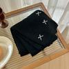 New Korean Version Bow Small Fragrant Style Cute Scarf Women's Autumn and Winter Versatile Student Warm Knitted Scarf