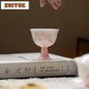 2pc/lot Hand-painted Cherry Blossom High-foot Teacup Retrotea Bowl Jug Tea-tasting Personal Cup Jianzhan Master Cups Teaset 50ml