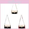 High-end Chain Shoulder Bag Pu Material Color Block Street Fashion Small Square Bag