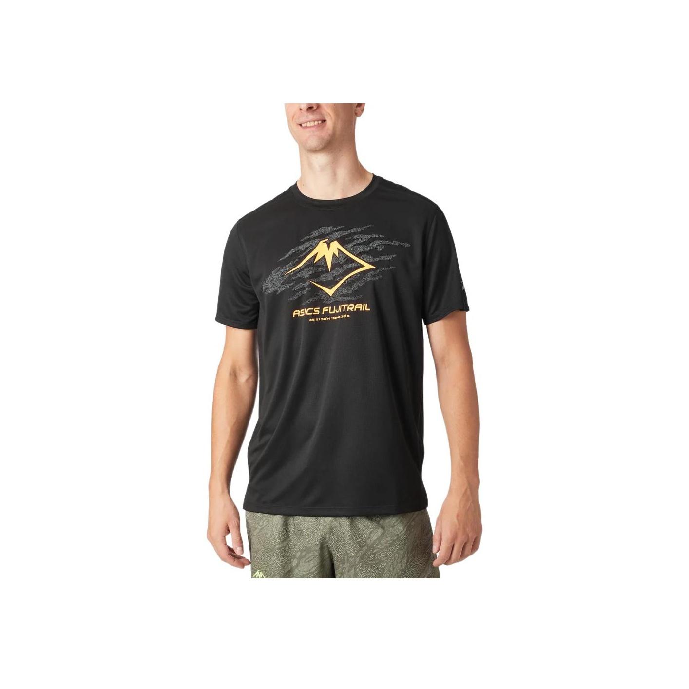 Asics Round Neck Short Sleeve Printed T-Shirt Men Tops 2011D390-001 XL