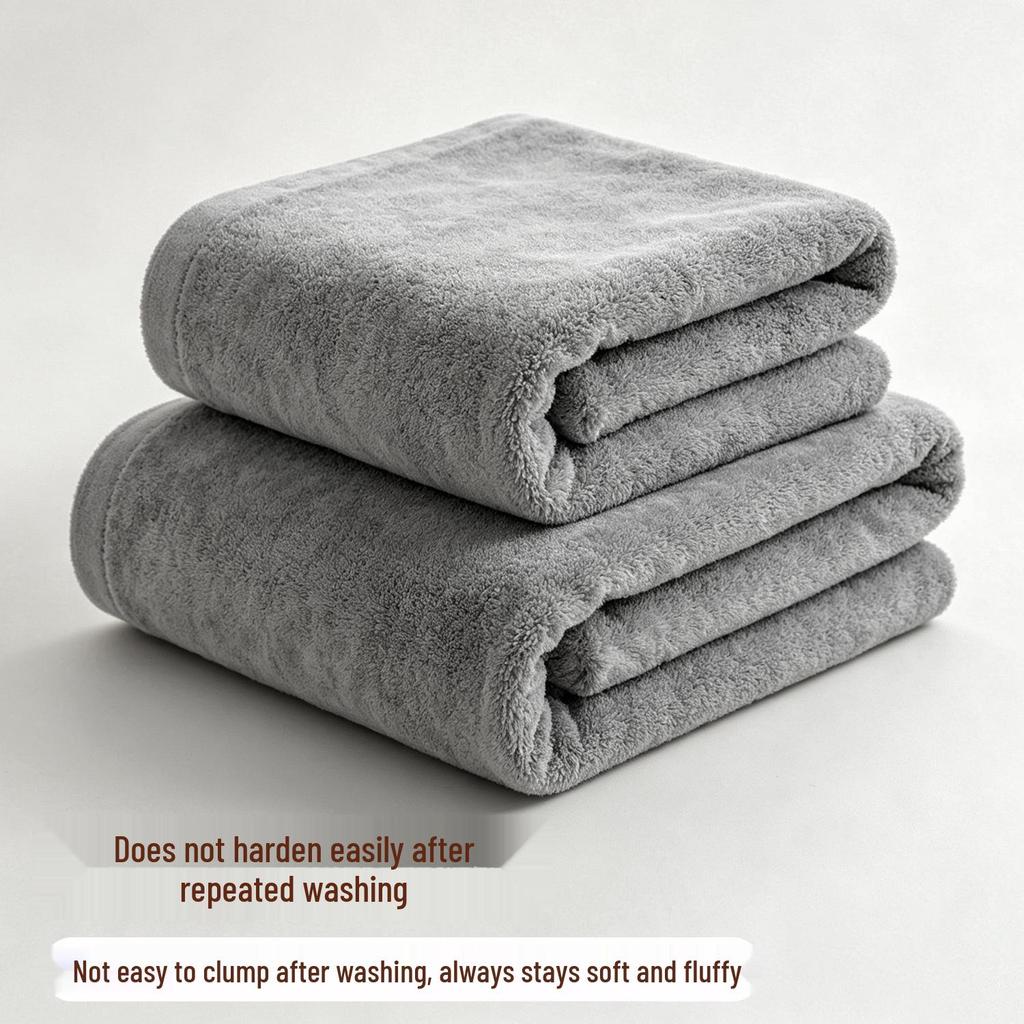Customizable Soft Coral Fleece Massage Sheet - Large, Absorbent, Thickened Beauty Salon Towel Blanket
