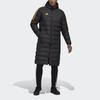 Adidas Mittellange Daunenjacke mit Kapuze für Herren Oberbekleidung Schwarz H38731
