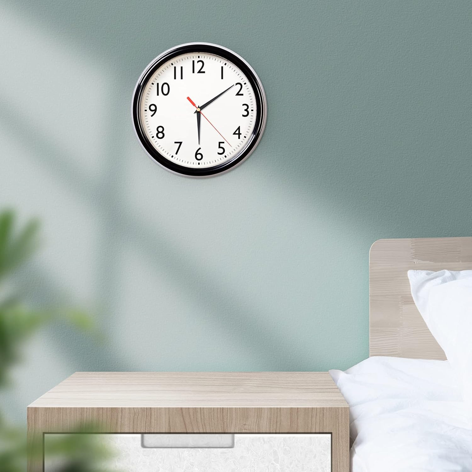 Angoily 10 Sets Quartz DIY Wall Clock Movement Mechanism Kit DIY Repair Parts Replacement Clock Accessories Black