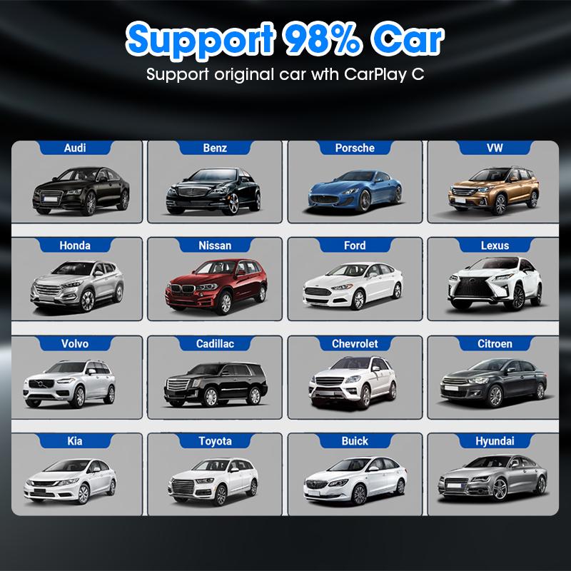 Hot 2in1 Android 12 System Wireless CarPlay Box Android Auto Adapt For Wired CarPlay Display To Wireless Smart Box OEM Upgrade