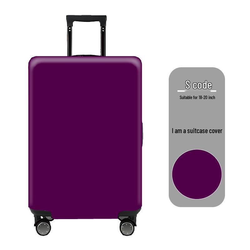 Solid Color Removable Luggage Protector with Logo Option and Buckles