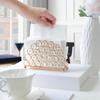 Yousheng Crystal Napkin Holder, Stable Vertical Storage Napkin Stand, with Anti-Slip Feet, Durable Rust-Proof Tissue Dispenser for Home And