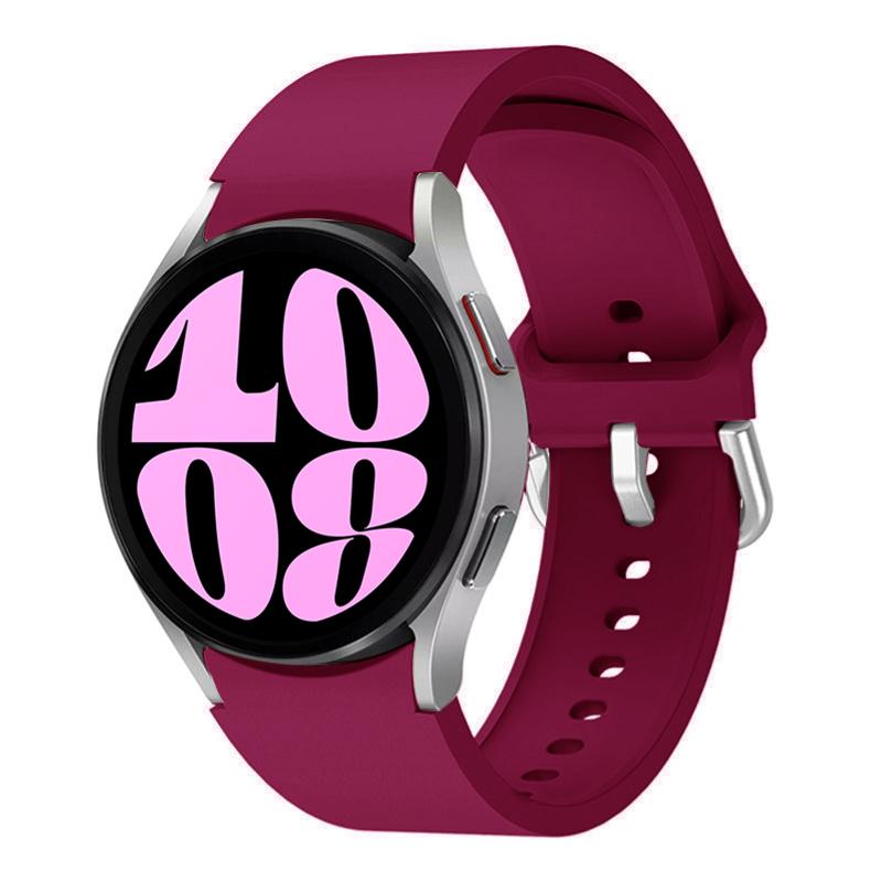 Silicone Band for Samsung Galaxy Watch 7/6/5/4 44mm 40mm/5 Pro 45mm Bracelet Galaxy Watch 4/6 Classic 47mm 43mm 46mm 42mm Strap