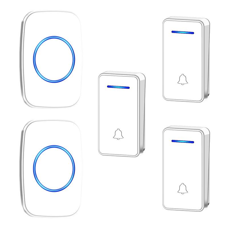 Battery-Free Smart Wireless Doorbell: Self-Powered, Waterproof, Remote Control, Electronic Chime.