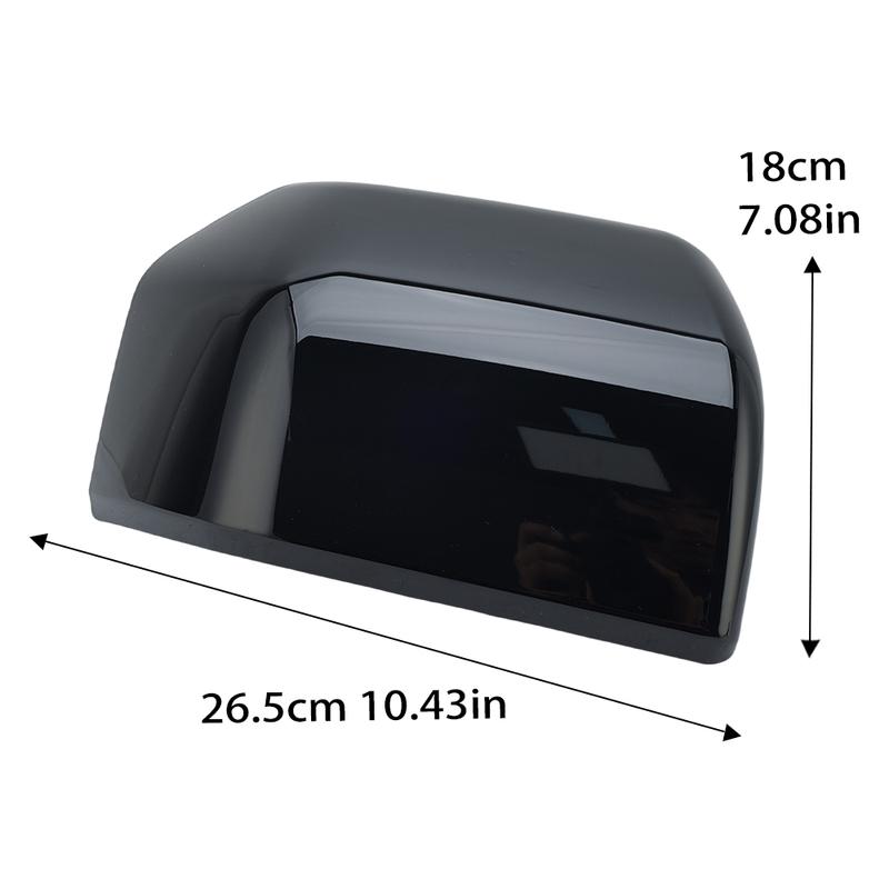 Sidobackspegelkåpa för Ford F150 2015- USA-version Glansig Svart med Spänne Sidobackspegelkåpa Biltillbehör