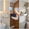 WallMounted Storage Box OpenTop WallAttached Pocket Cabinet SpaceSaving with Screws for