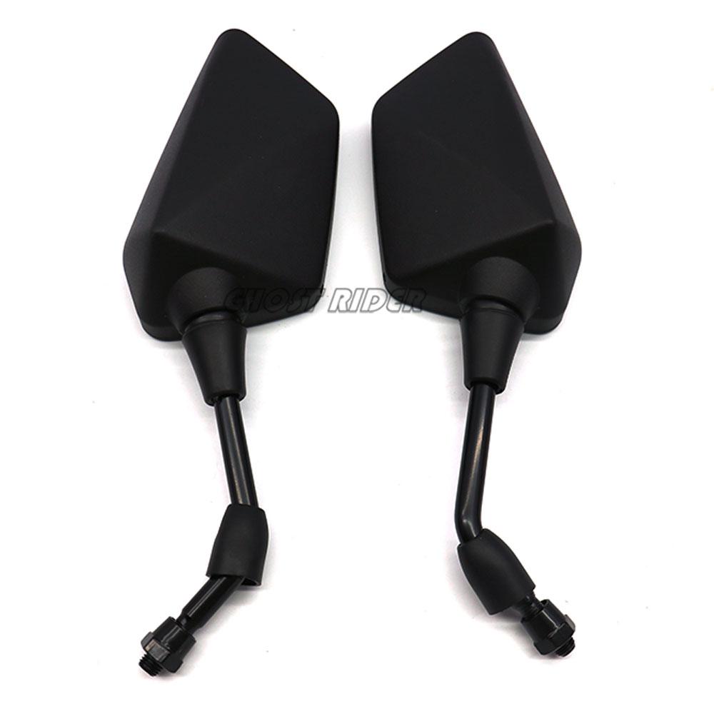 Espelho retrovisor para motocicleta m10 10mm, espelho retrovisor para kawasaki z300 ER-6N ER-6F ER-5 z800 z900 z1000 z750 w800 zrx 400 1100 1200