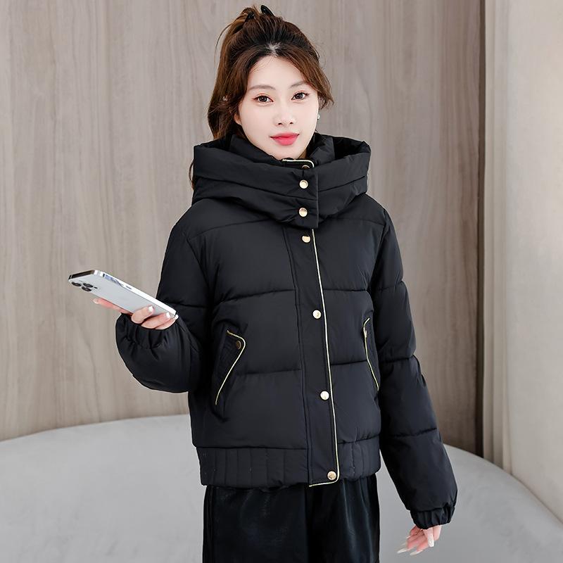 Women’s Short Hooded Windproof Thicken Warm Winter Jacket