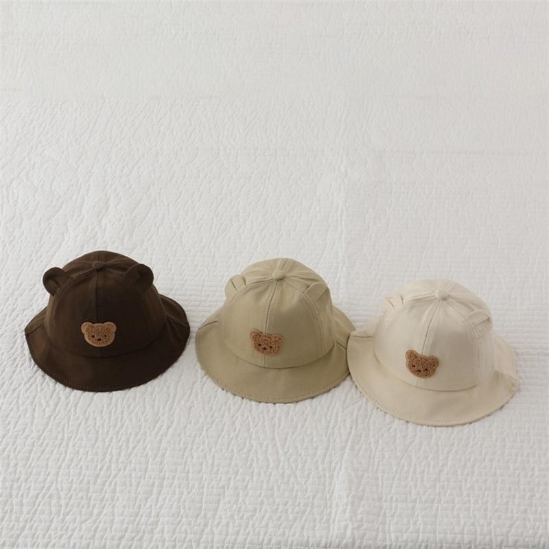 Baby Fisherman Hat Newborns Bucket Hat Sun Protective Newborns Hat Cotton Blend Newborns Hat for Spring & Summer Outings