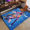 Custom KPop Demon Hunters Mat Personalized Name, Polyester Washable Indoor Entryway Rug, Gift for Christmas, Easter, Thanksgiving Day