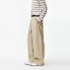 Classic Simple Plain Color Vibe Loose Straight Cotton Casual Jeans Tide