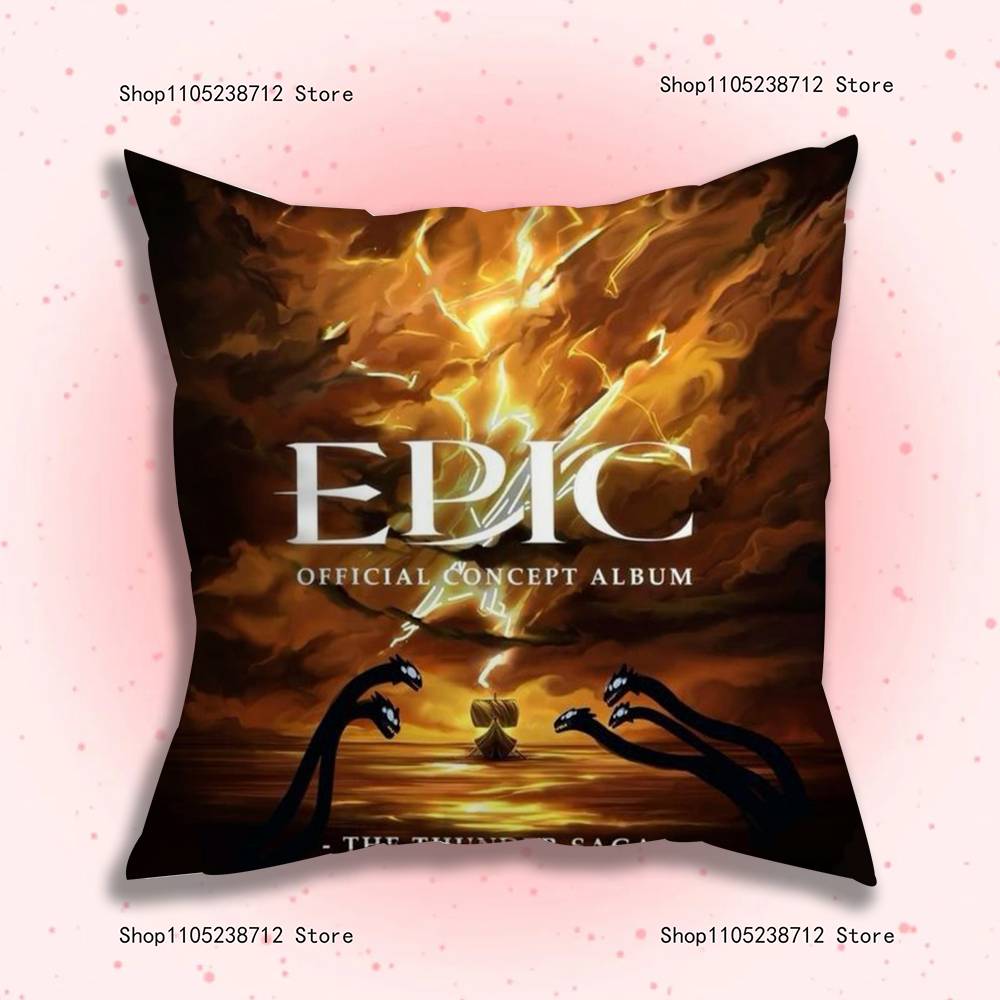 Music E-Epic The Musical Pillow Case For Sofa Decor Car Office Room Printing Cushion Cover Decorations and Protector