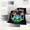 1pc Sally Face,Cartoon ,Horror Theme Flannel Blanket  Lightweight Soft for All Seasons, Ideal for Couch, Office, Bed, Travel, Camping  Throw72
