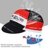 Outdoor Bicycle Breathable Hat Cap Quick Dry Bike Cycling Sports Sunhat Black Red