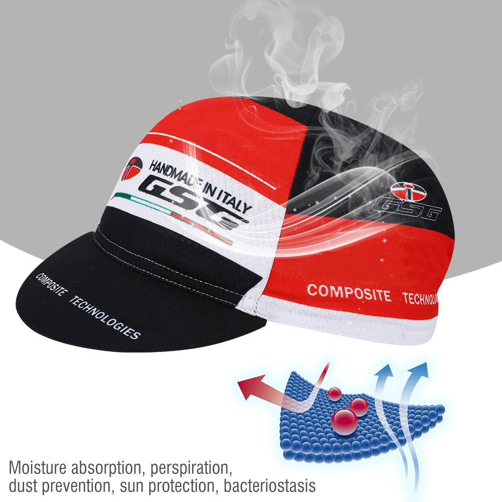 Outdoor Bicycle Breathable Hat Cap Quick Dry Bike Cycling Sports Sunhat Black Red