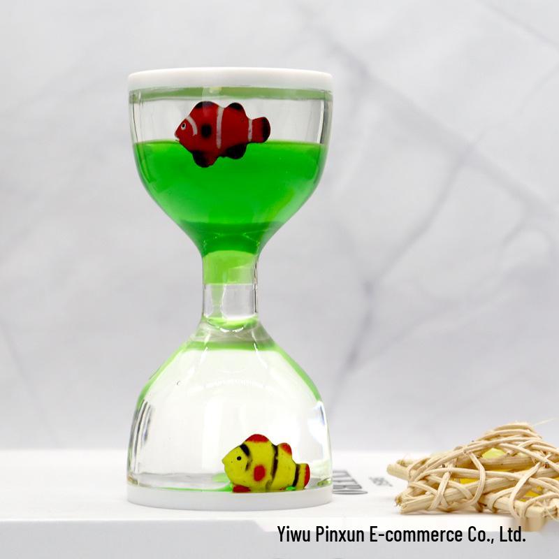 

Мечтательный молочно-белый жидкий бриллиантовый масляный песочный таймер - Подарок на День защиты детей